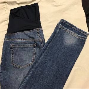 Maternity Crossover Panel Jeans - Isabel Maternity